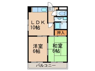 メゾンアルファの物件間取画像